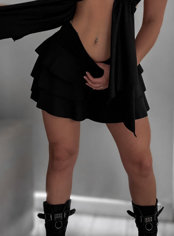 Pollera kendra black