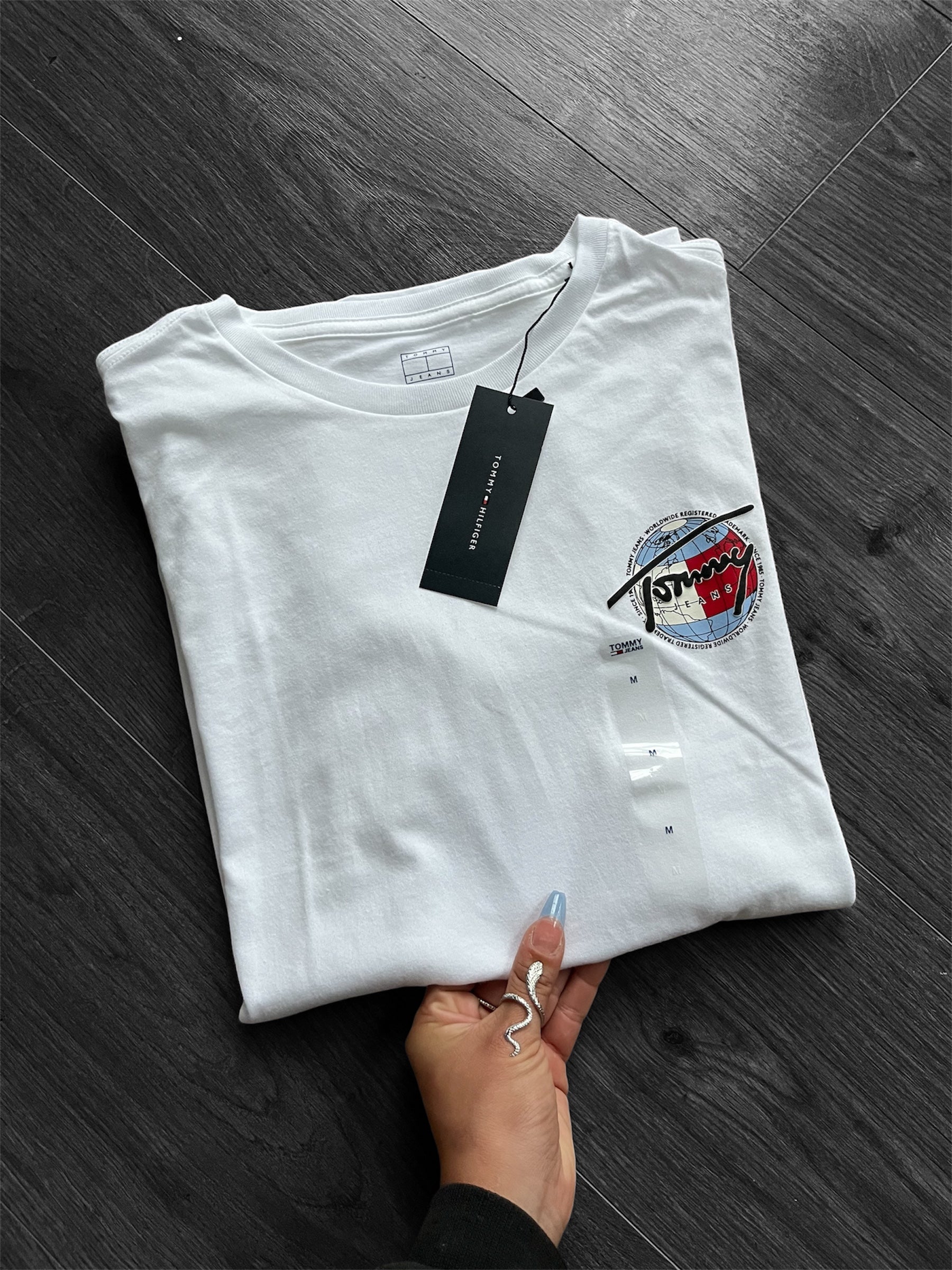 Remera tommy white mem