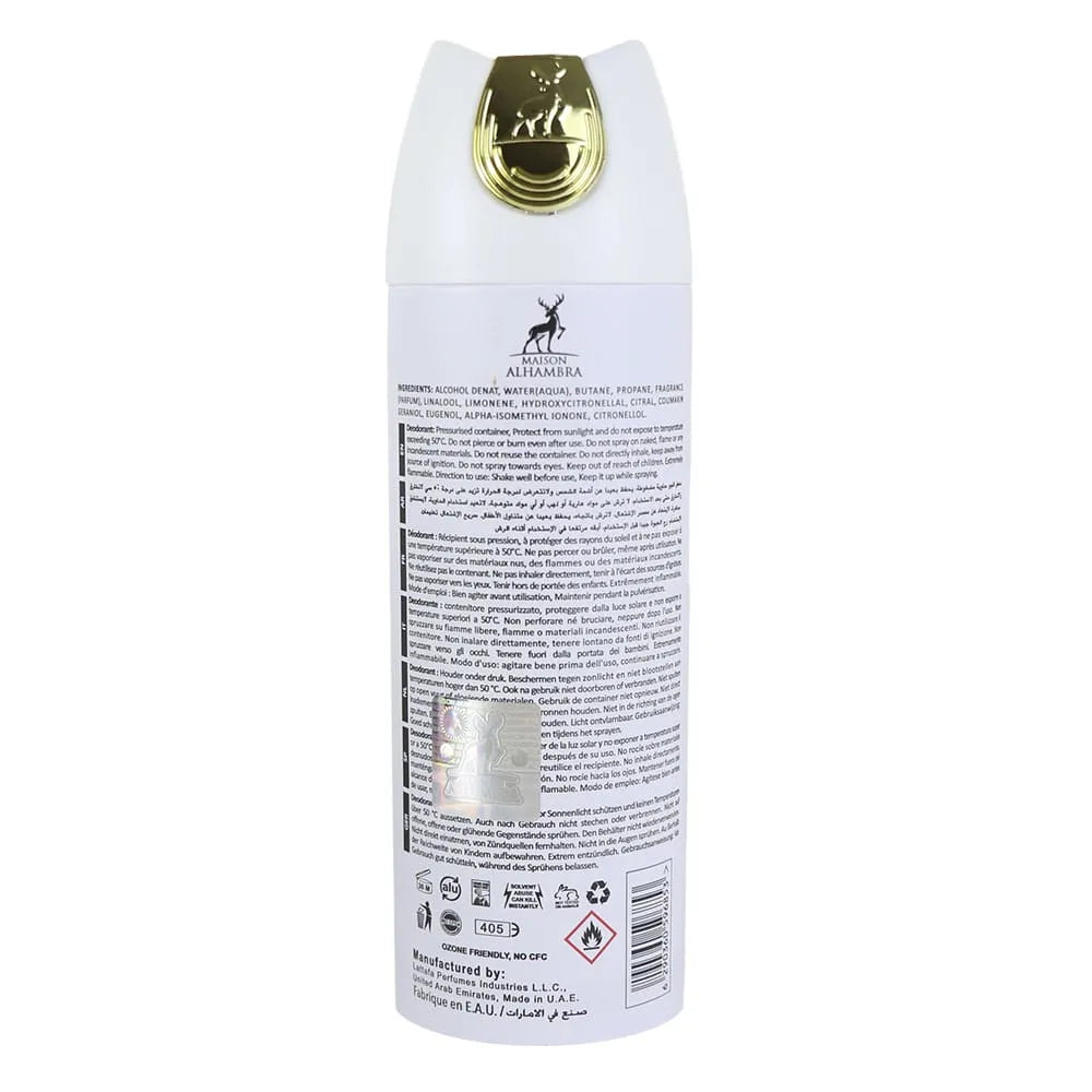 Perfume Spray Árabe Como Moiselle 200ML Maison Alhambra