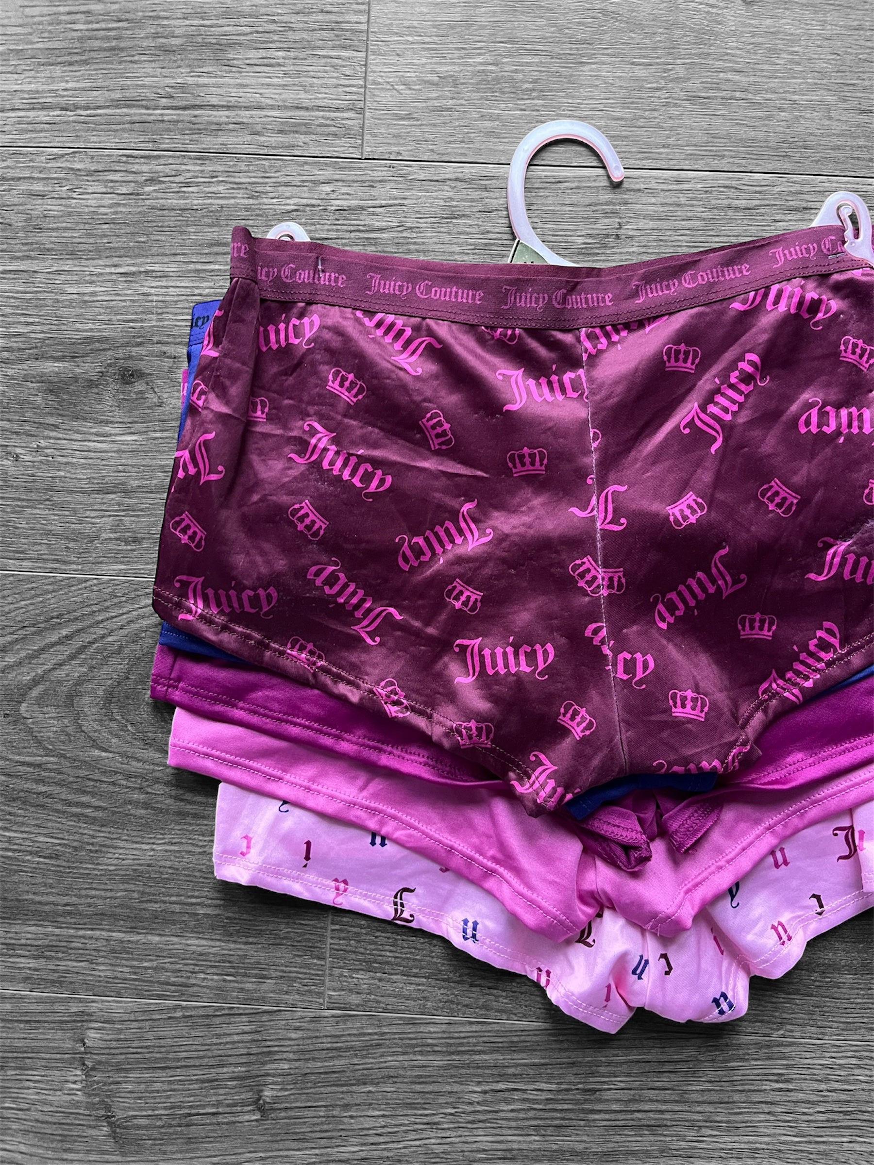 Pack colaless short juicy couture x5