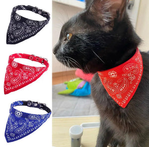 Collar Ajustable Bandana para gato