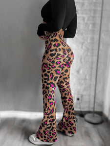 Calza oxford print and Pink