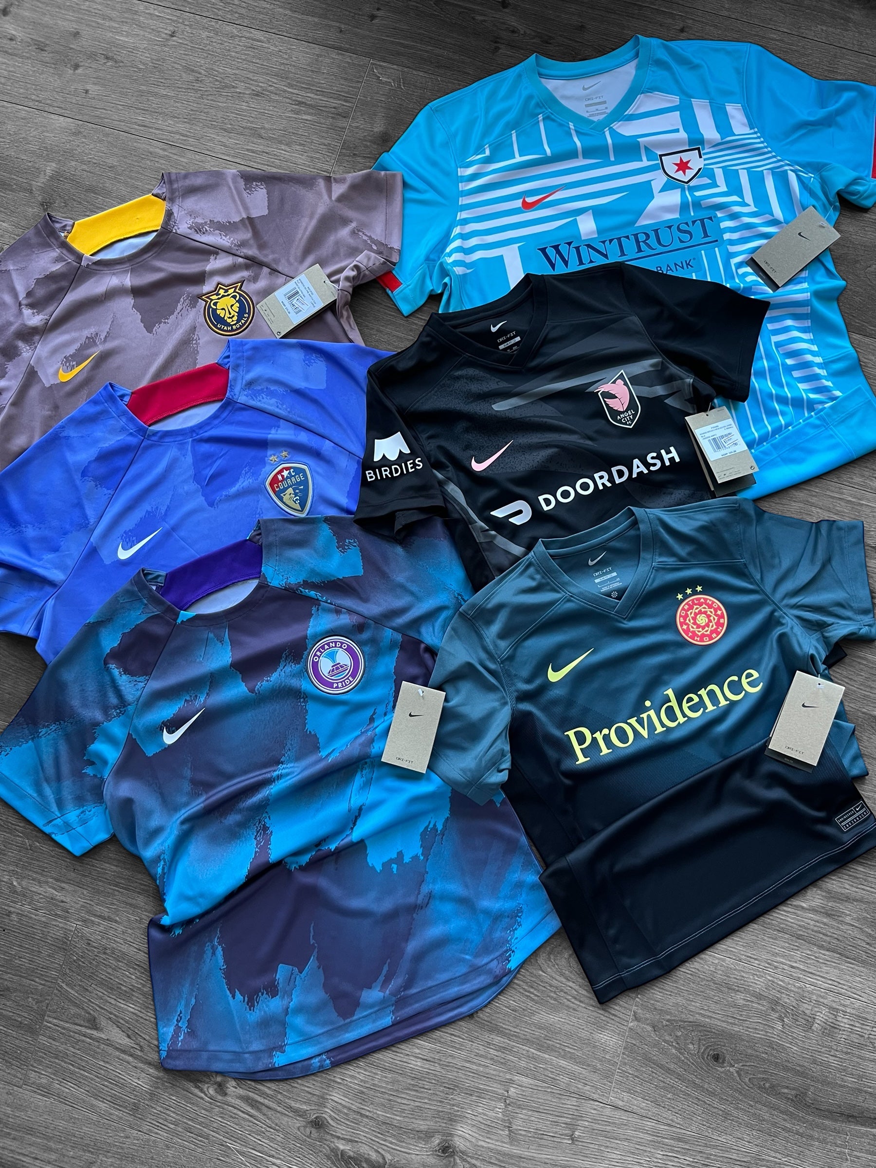 Remeras fútbol variadas Nike 100% originales