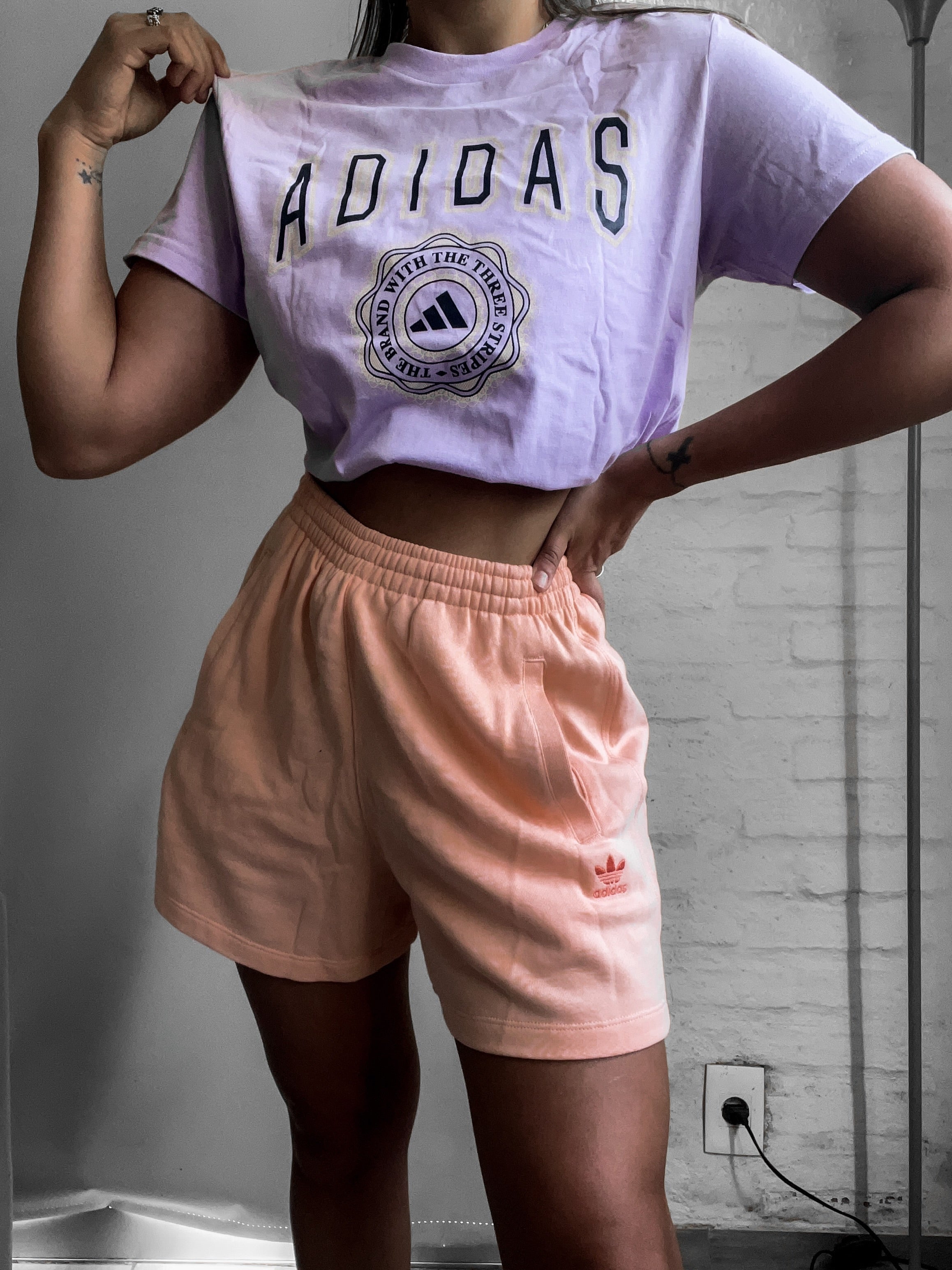Short básico algodón Adidas