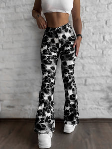 Calza print black and white