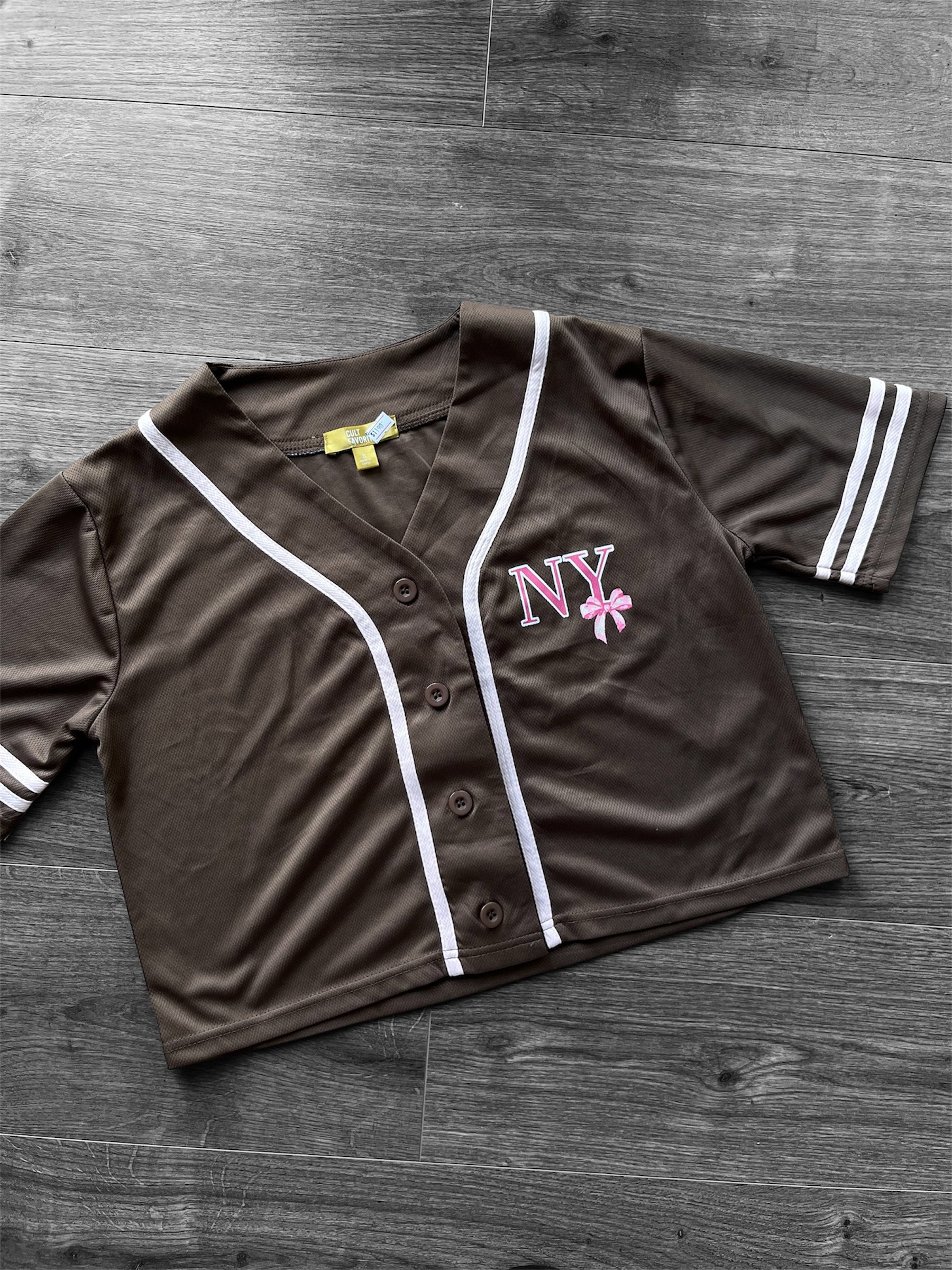 Remera corta baseball woman