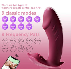 Vibrador de empuje con bluetooth y aplicación