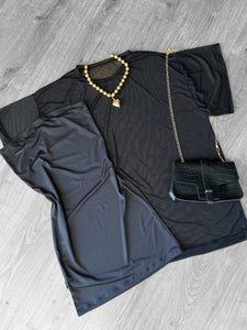 Remeron microtul + vestido strapless