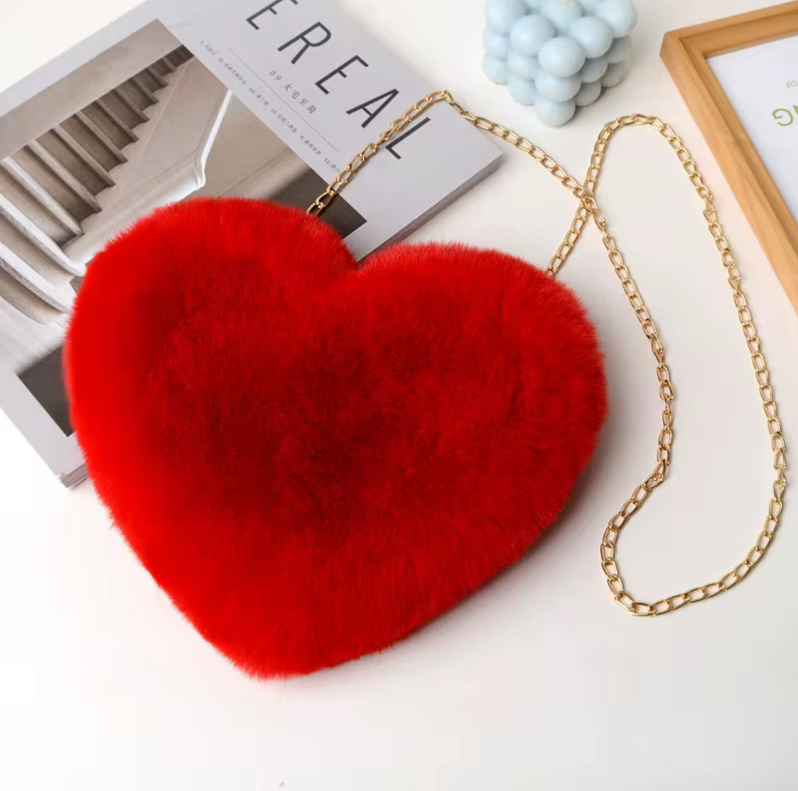MiniBag corazón teddy