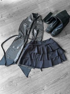 Pollera kendra black