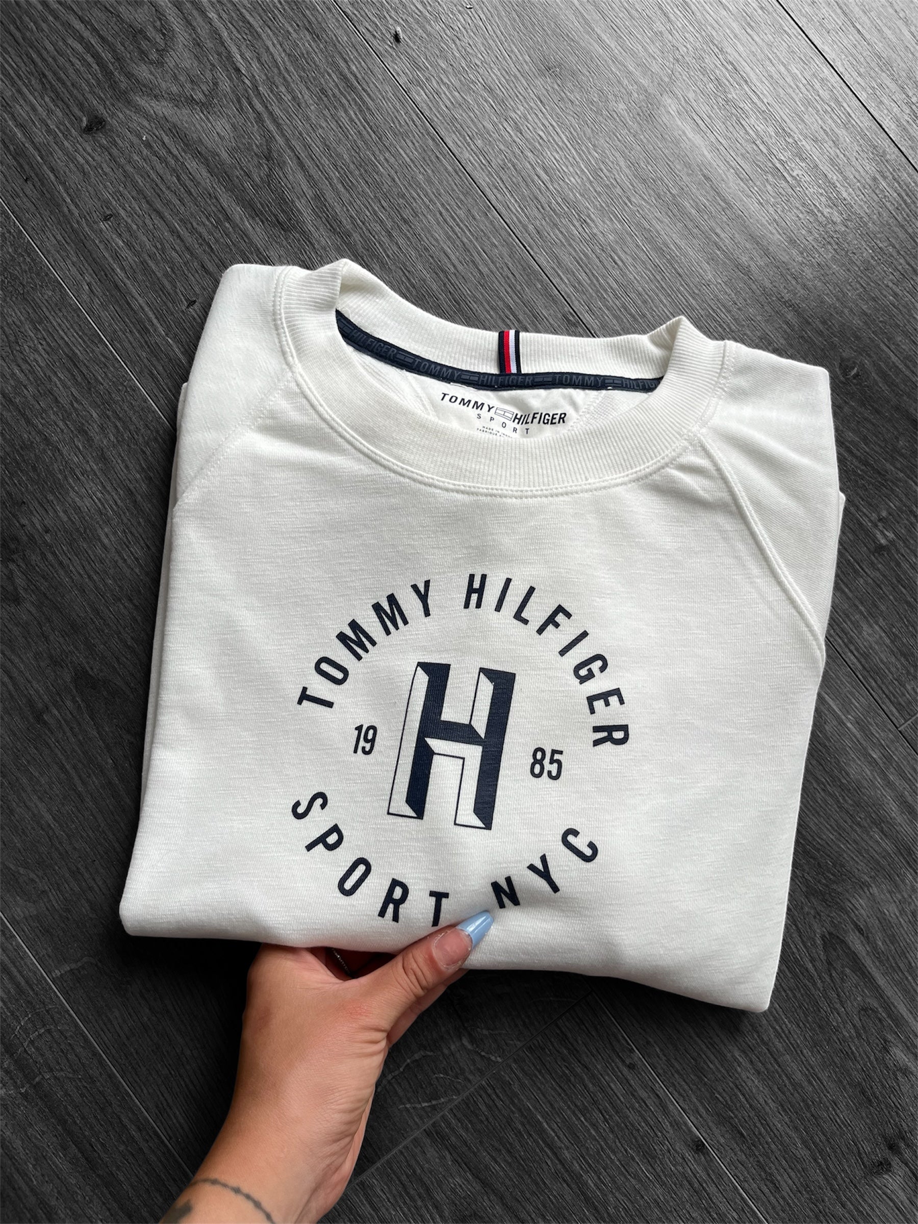 Buzo tommy woman white