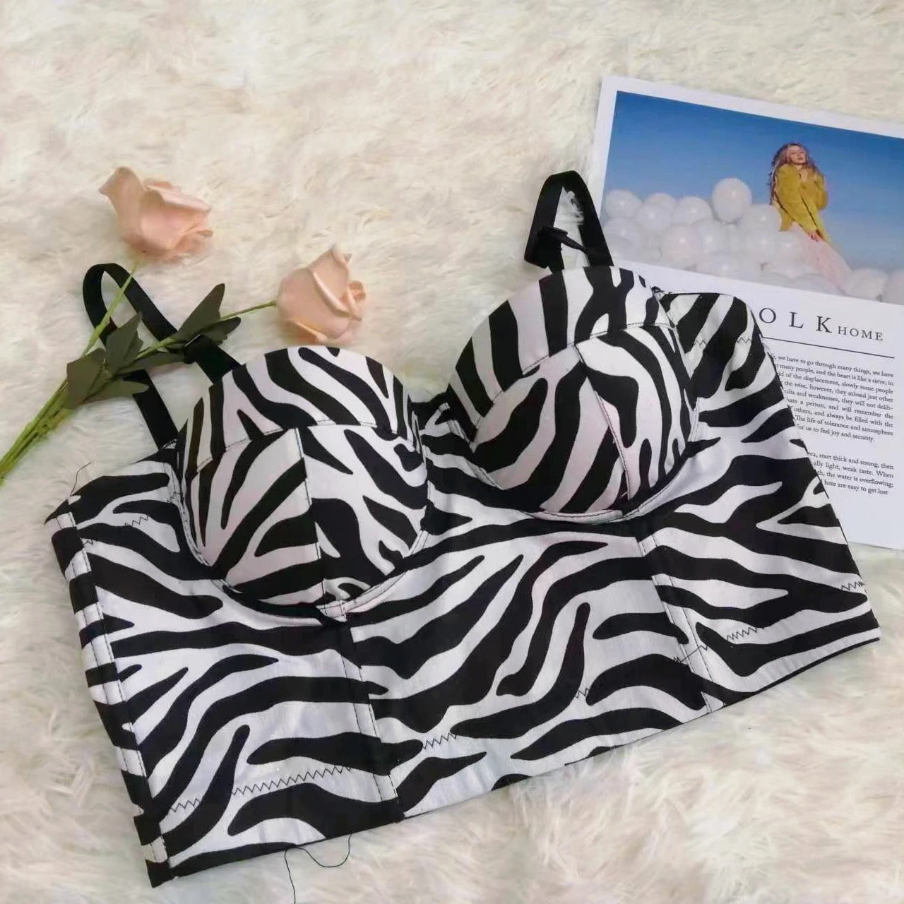 Top Corset Zebra