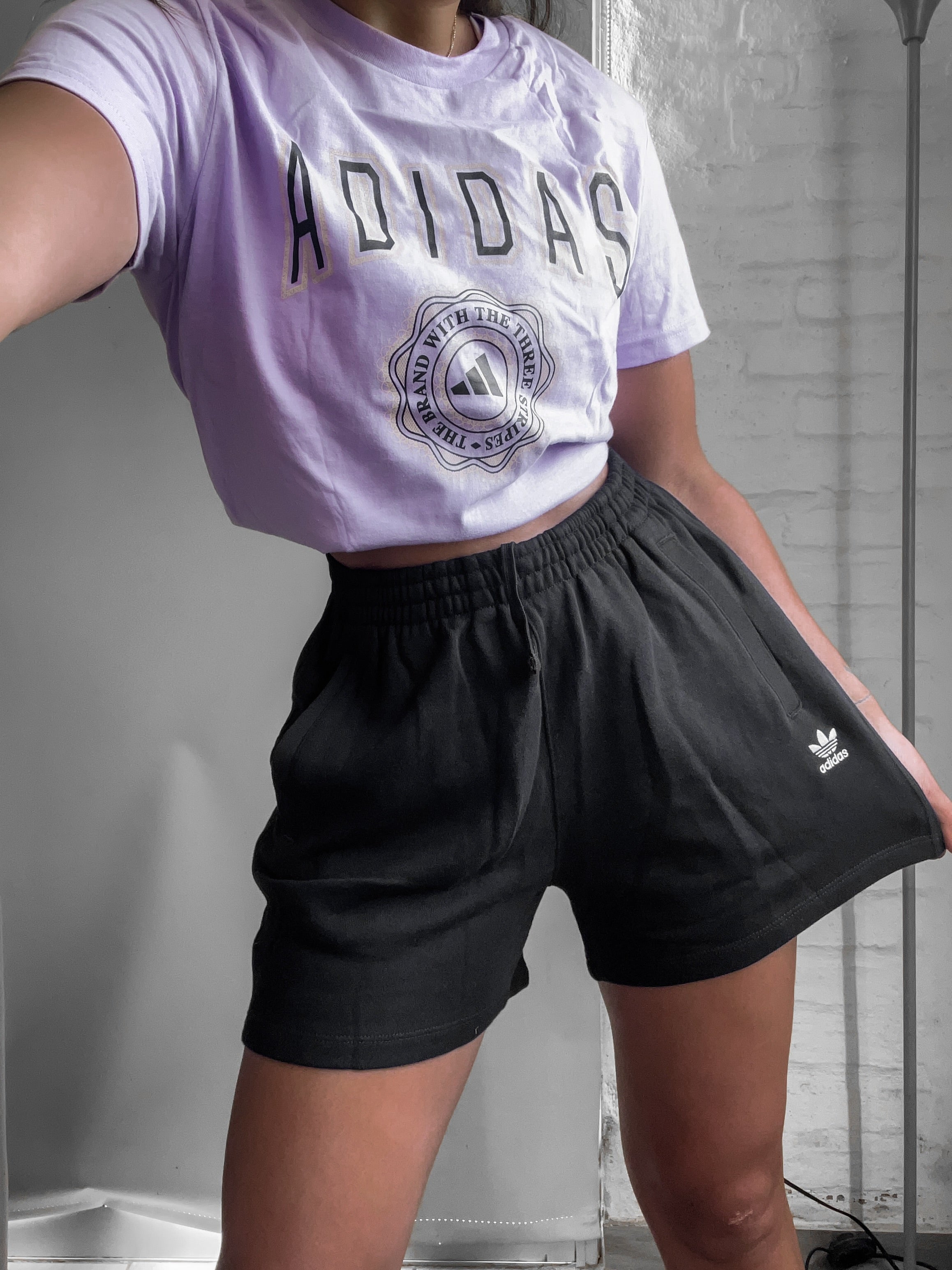 Short básico algodón Adidas