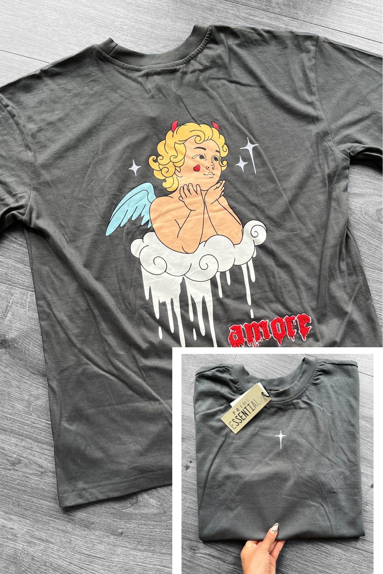 Remera ángel amore unisex
