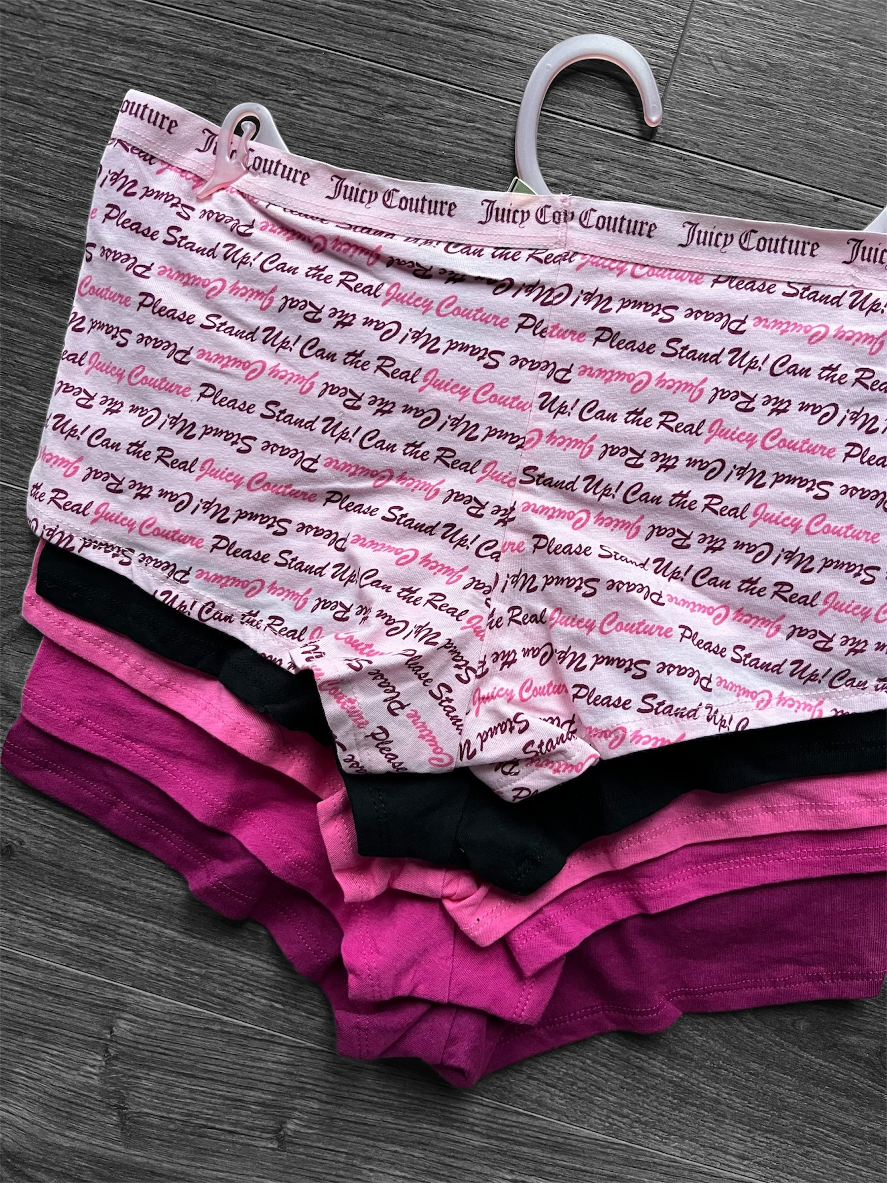 Pack colaless short juicy couture x5