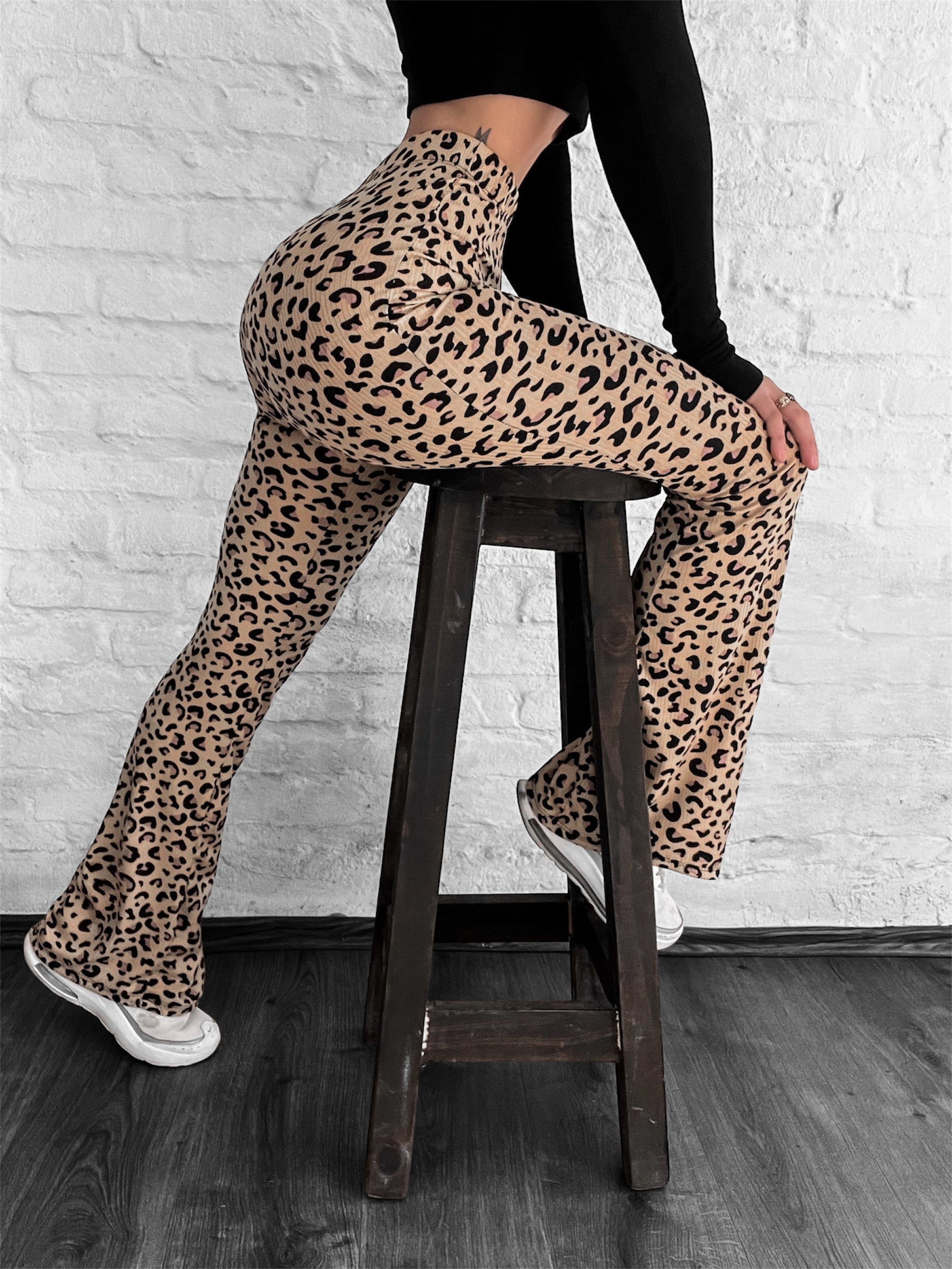 Calza Oxford print