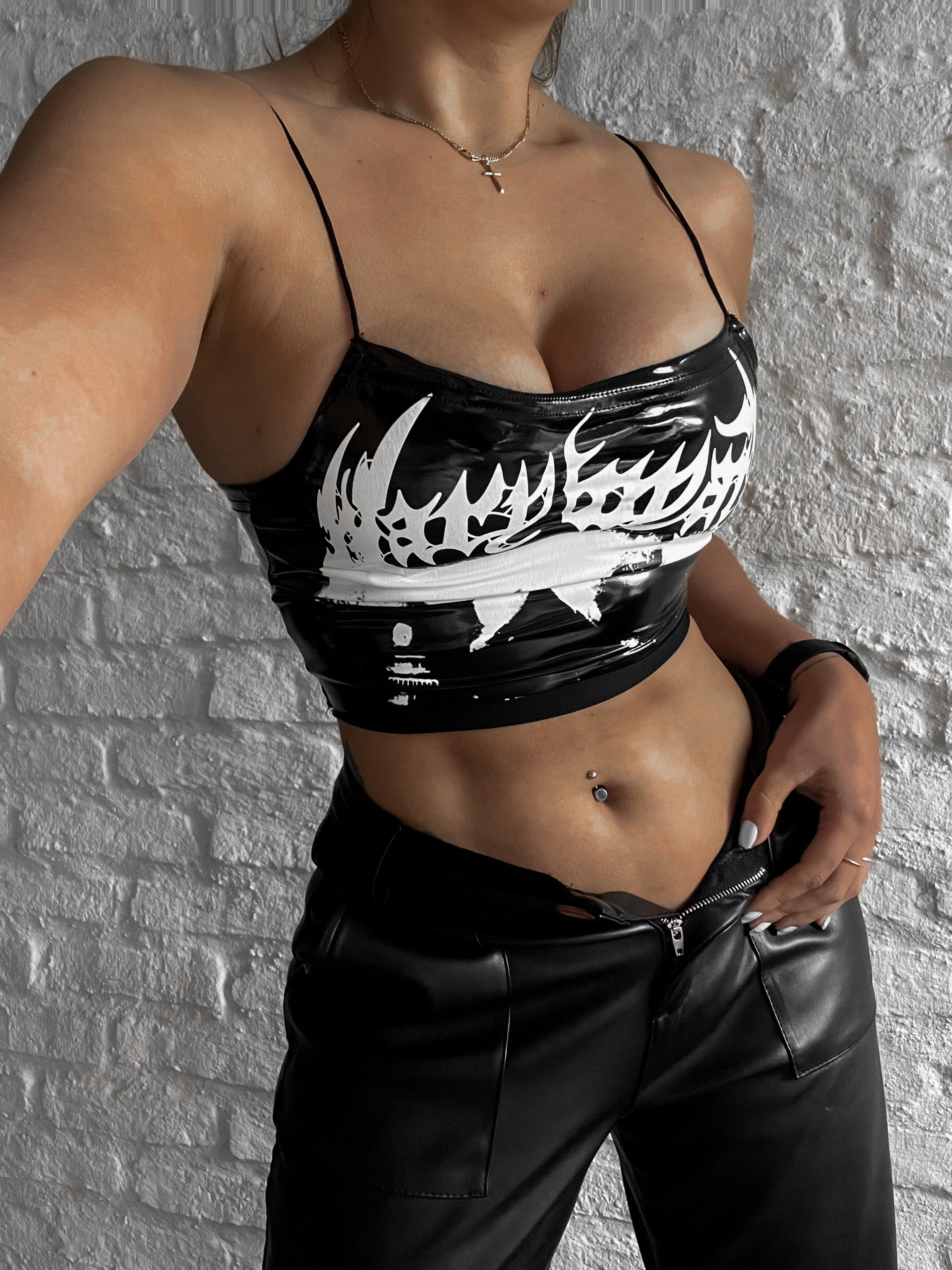 Top vinilo black