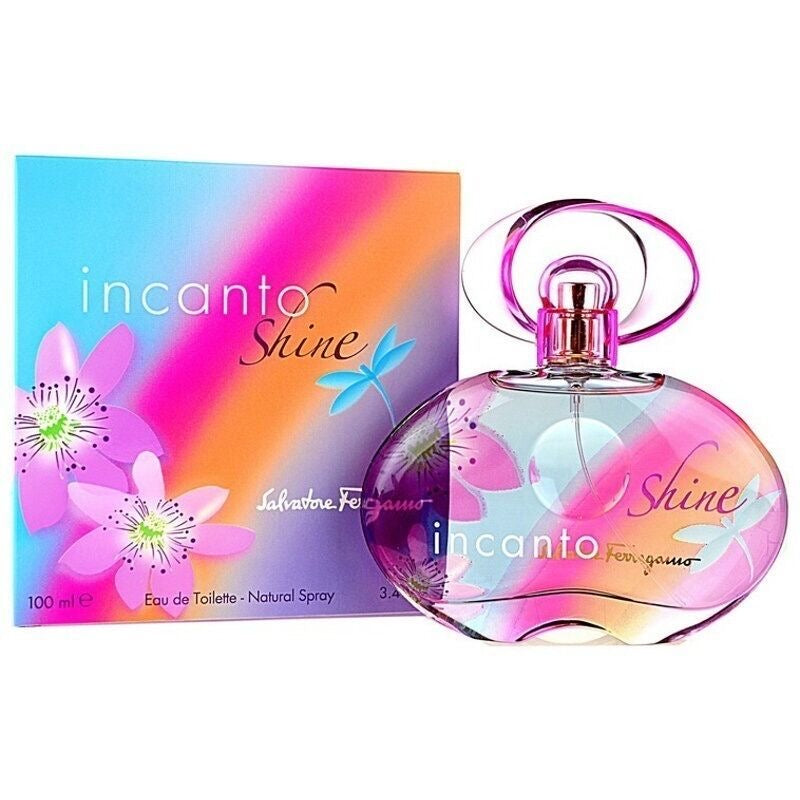 Perfume Salvatore Ferragamo Incanto Shine Mujer Original Sellado 100ml.