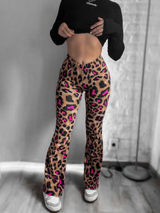 Calza oxford print and Pink