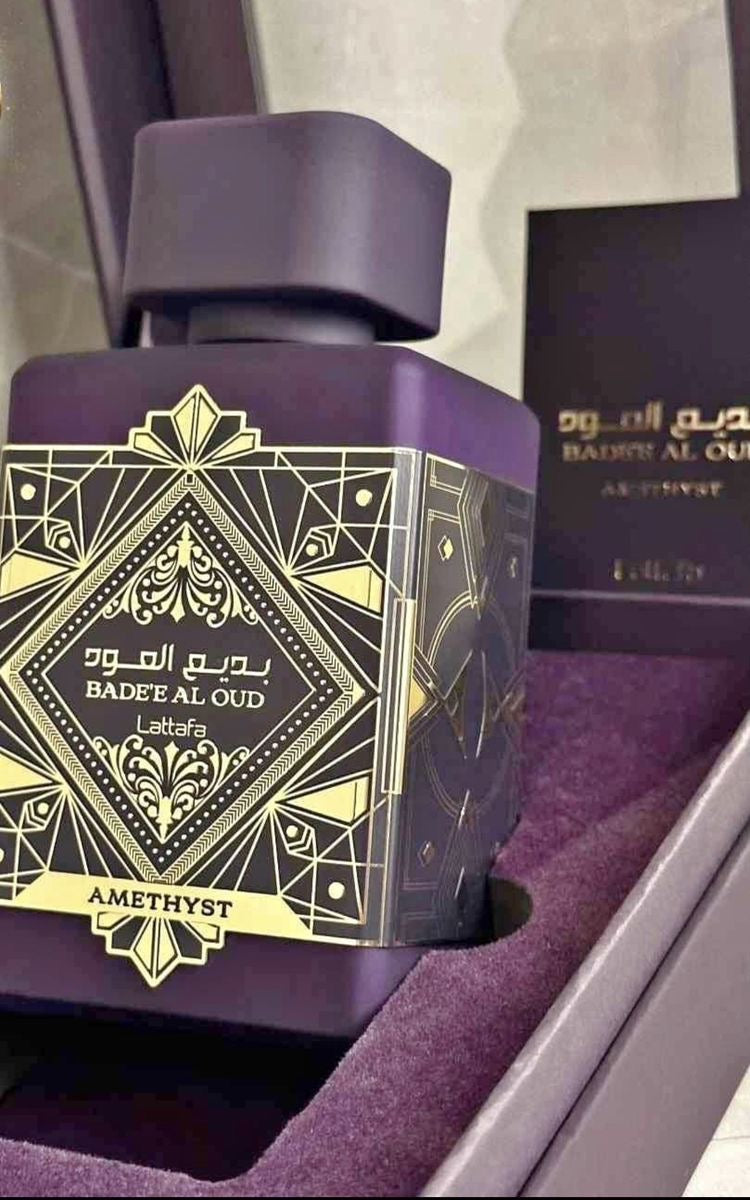 Perfume Original LATTAFA BADEE AL OUD AMETHYST EDP Fragancias árabes