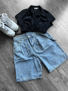 Short baggy jeans clasic
