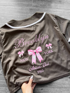 Remera corta baseball woman