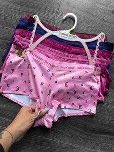 Pack colaless short juicy couture x5
