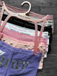 Pack colaless short juicy couture x5