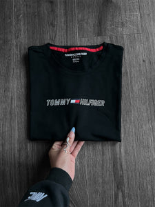 Remera tommy woman black