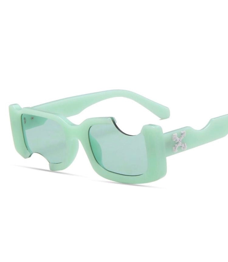 Gafas Balenci verde agua